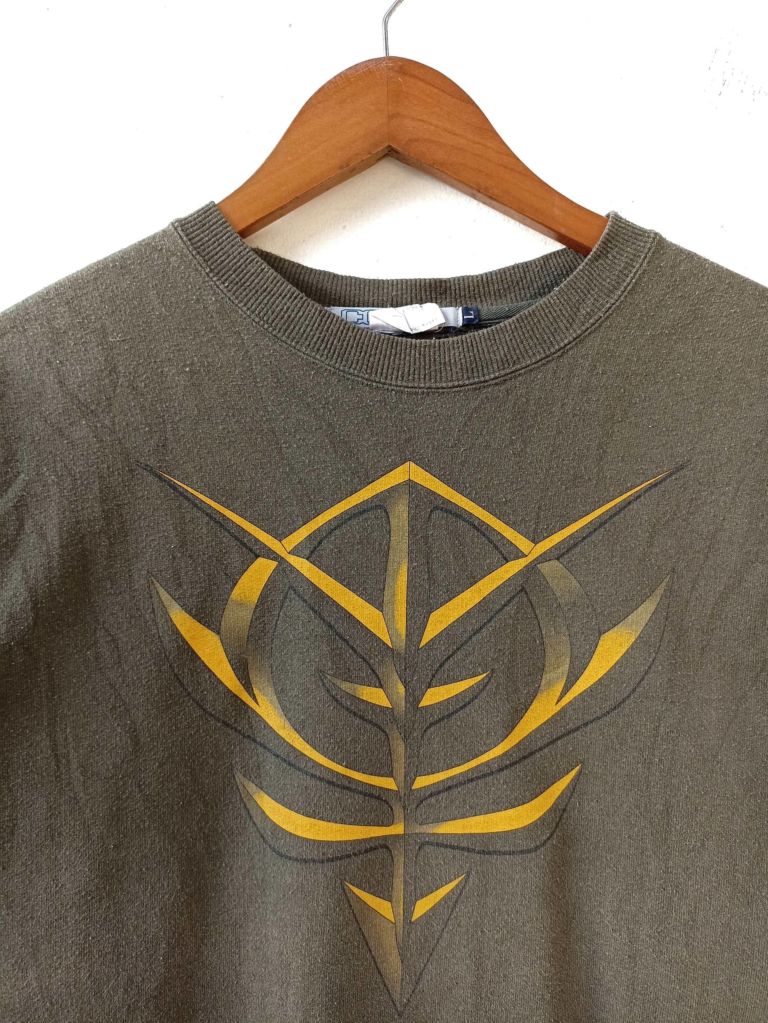 Japanese Brand X Vintage Vintage Gundam Sweatshirt Zeon Logo Cospa T-Shirts, Hoodie | FlexRushtees.com