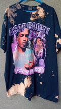 Rap Tees Asap Rocky Pretty Flacko Bleached Rap T Shirt Sz Xl Hoodie, Sweatshirt | FlexRushtees.com