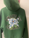 Wip Carhartt Wip X Awake Ny Printed Hoodie In Green