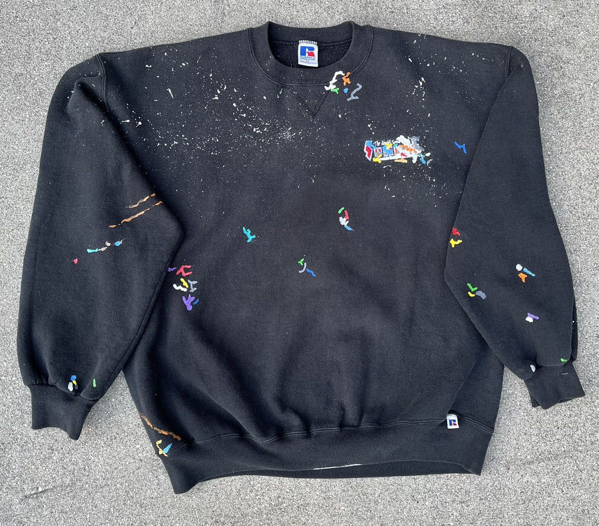 Vintage Russell Athletic Crewneck Sweatshirt Custom Usa