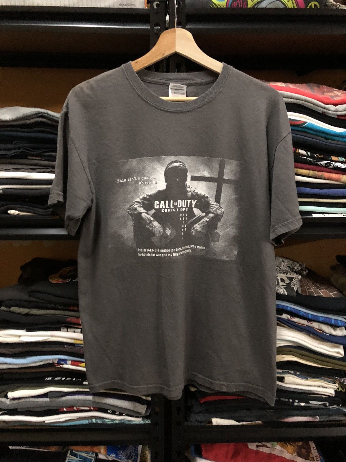 Vintage Call Of Duty Christ Ops Tshirt