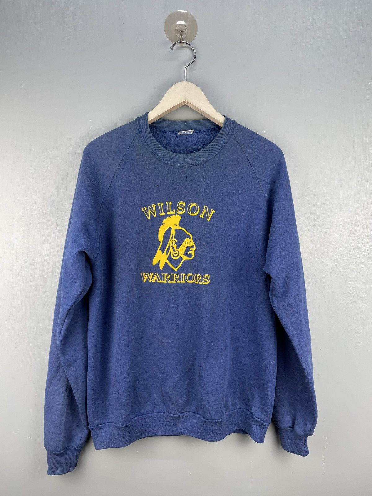 Vintage 80s Wilson Warriors Basketball Sweatshirt T-Shirts, Hoodie | FlexRushtees.com