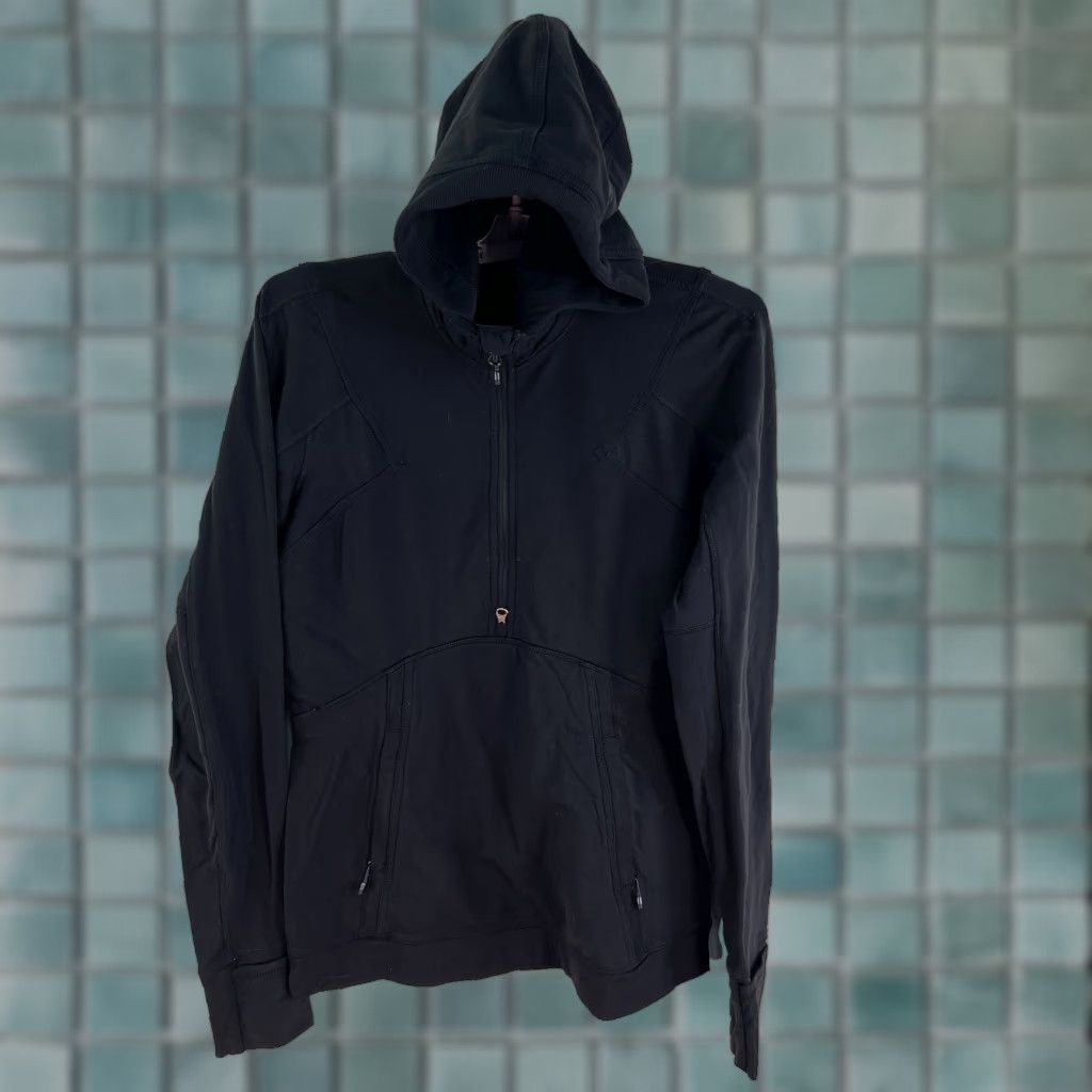 Lululemon Winter Sprinter Hooded Zip Sweatshirt Womens Size S Black