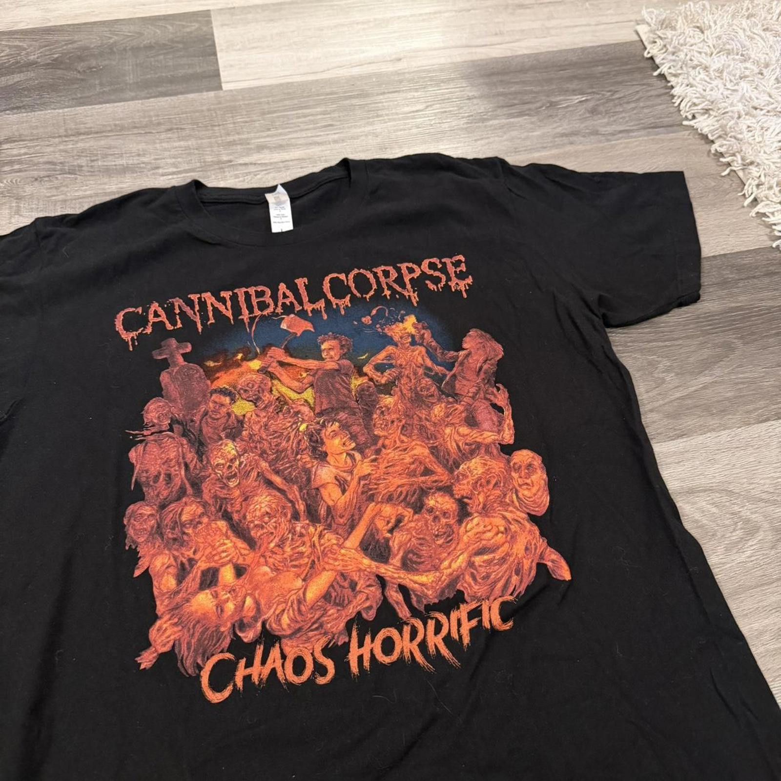 Other Cannibal Corpse Chaos Horrific T Shirt L Hoodie, Sweatshirt | FlexRushtees.com