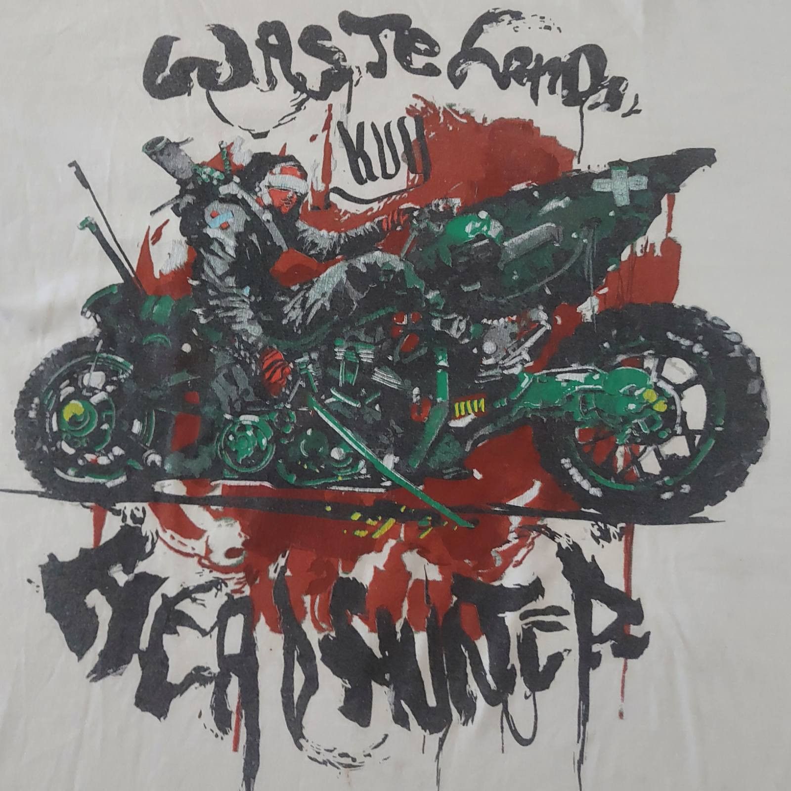 Other Bunker A15 Wasteland Headhunter Illustration White Size Xxl T-Shirts, Hoodie, Sweatshirt | FlexRushtees.com