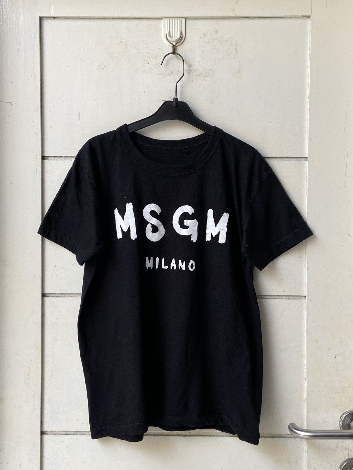 Msgm Milano Crack Logo Italian Designer Tee Hoodie, Sweatshirt | FlexRushtees.com