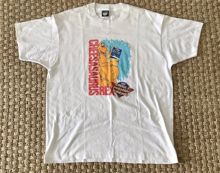 Vintage Kraft Cheesassaurus Rex Snack Food Tee Hoodie, Sweatshirt | FlexRushtees.com