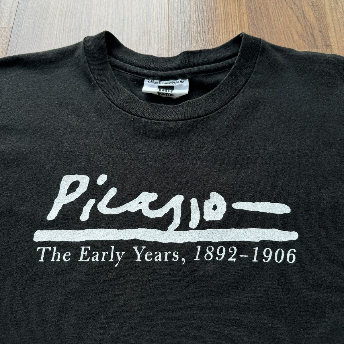 Vintage 90s Pablo Picasso The Early Years Art Tee Museum Mfa Boston Hoodie, Sweatshirt | FlexRushtees.com