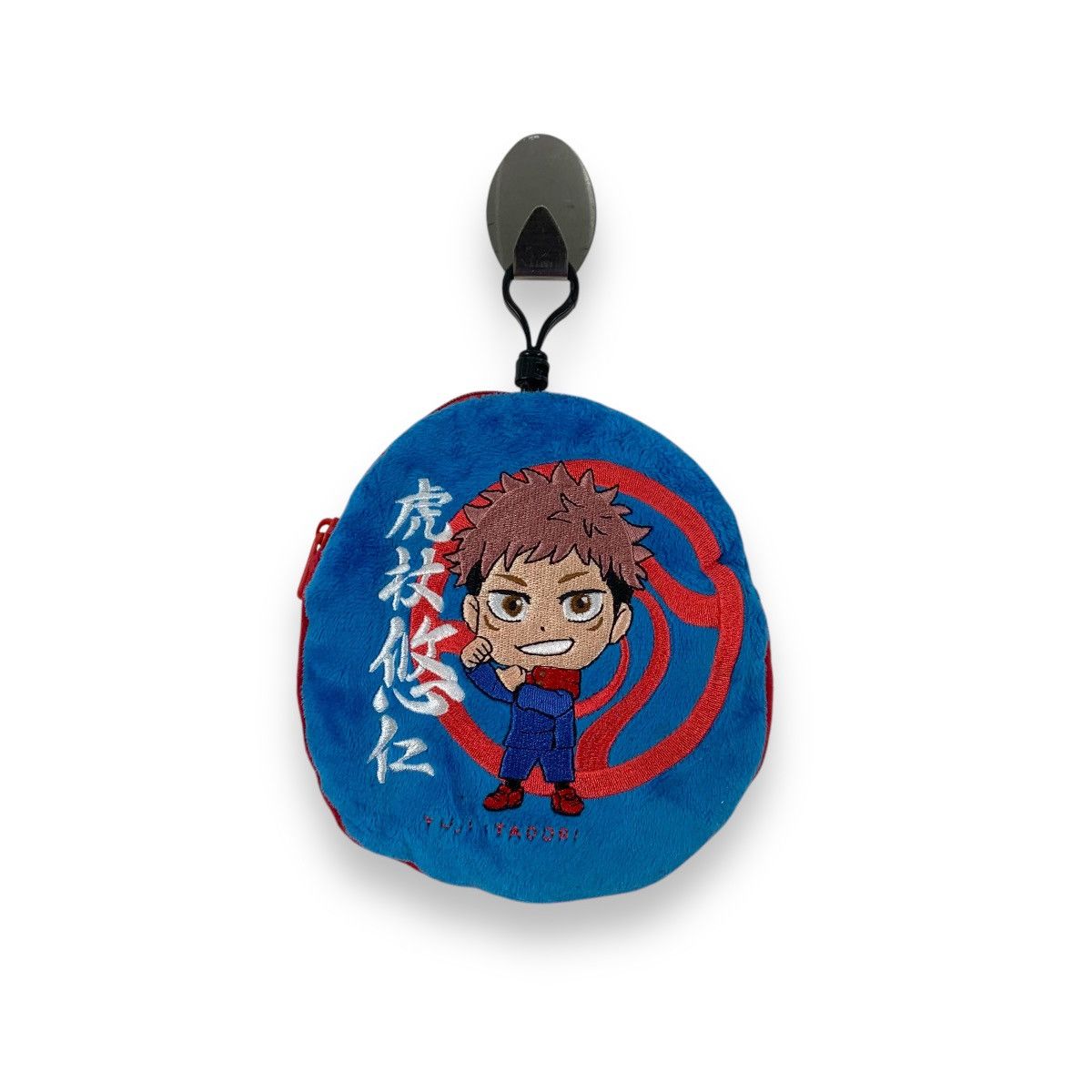 Japanese Brand Jujutsu Kaisen Yuji Itadori Plush Coin Pouch With Clip Anime