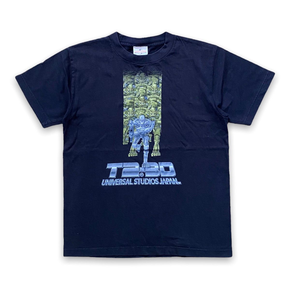 Vintage Terminator 2 3d Endoskeleton Movie T Shirt
