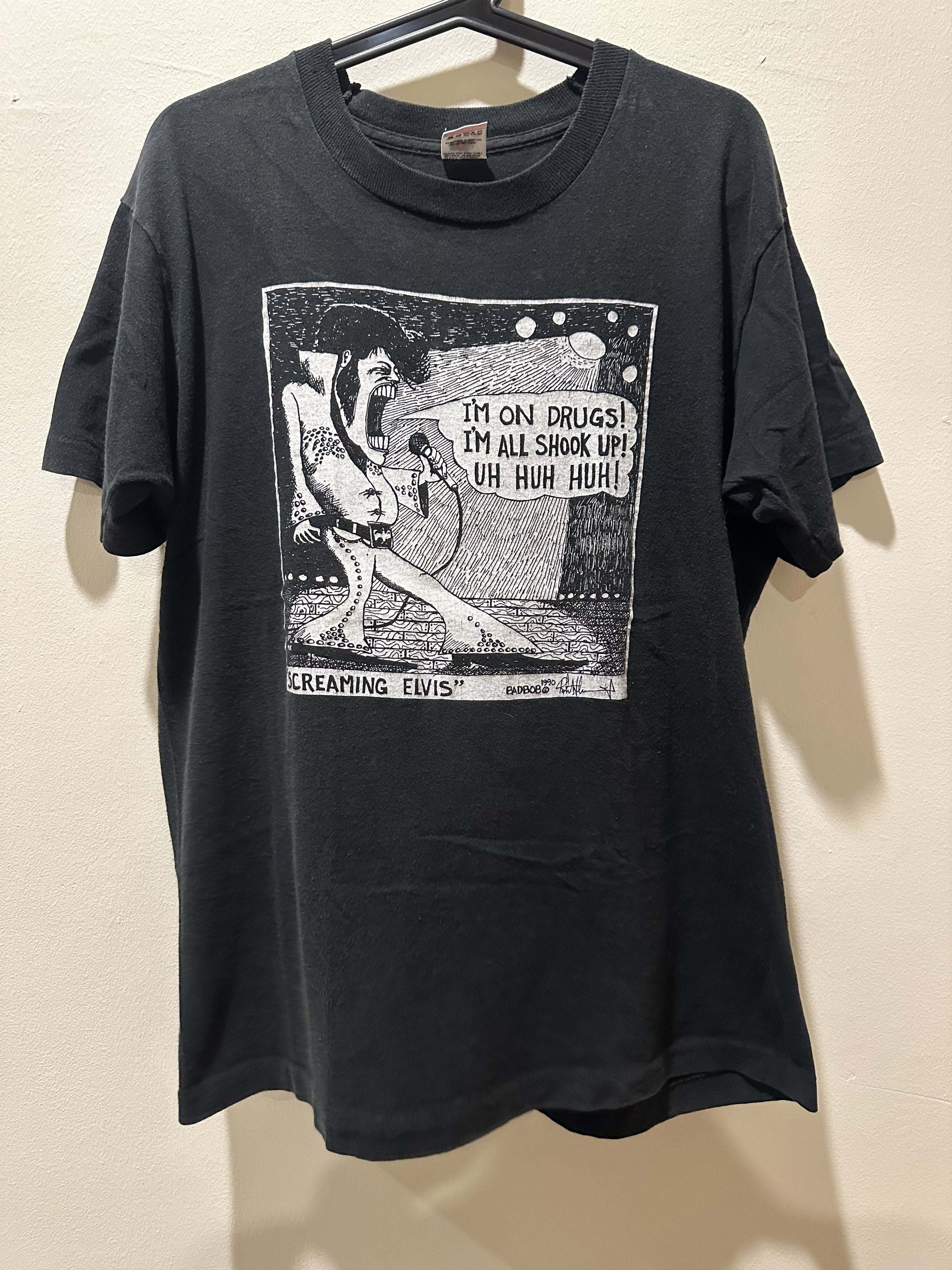 Vintage 1990 Screaming Elvis By Badbob