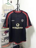 Vintage 2000 2001 Manchester United Jersey Vodafone Umbro