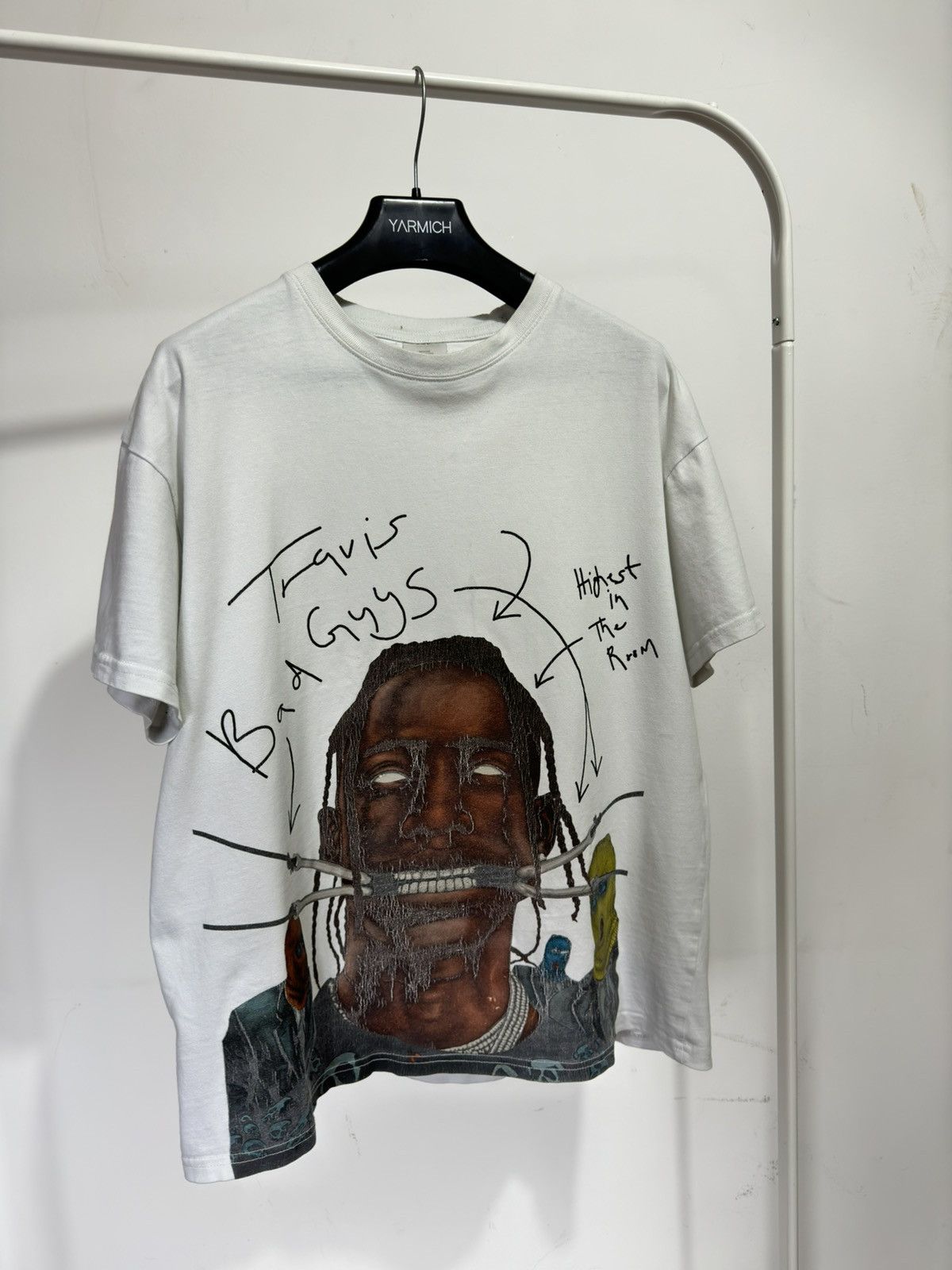 Rap Tees Travis Scott Cactus Printed T Shirt Logo Tee Hoodie, Sweatshirt | FlexRushtees.com