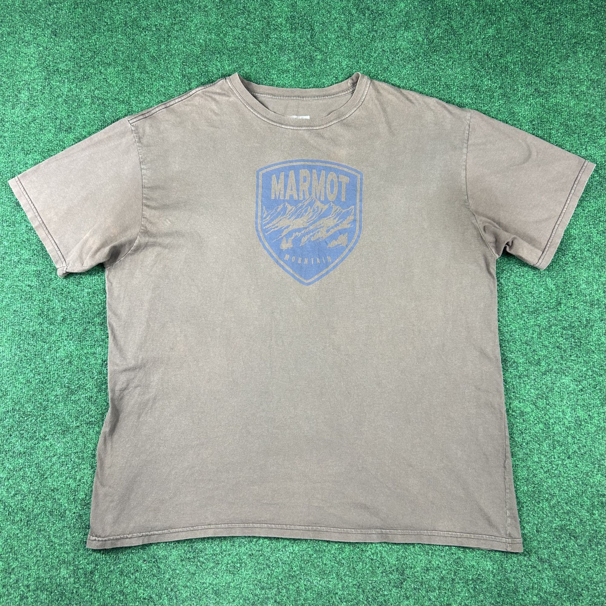 Marmot Mens Xxl Short Sleeve Mountain Graphic Tee T Shirt Br