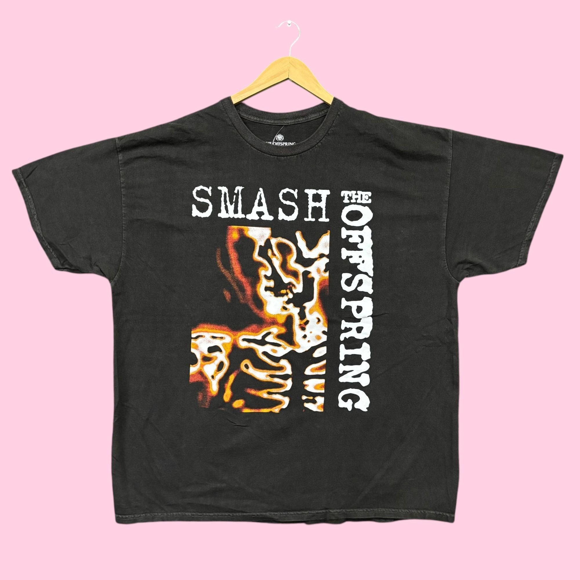 Band Tees The Offspring Smash Album Skeleton Punk Rock Band Tee Xl Hoodie, Sweatshirt | FlexRushtees.com