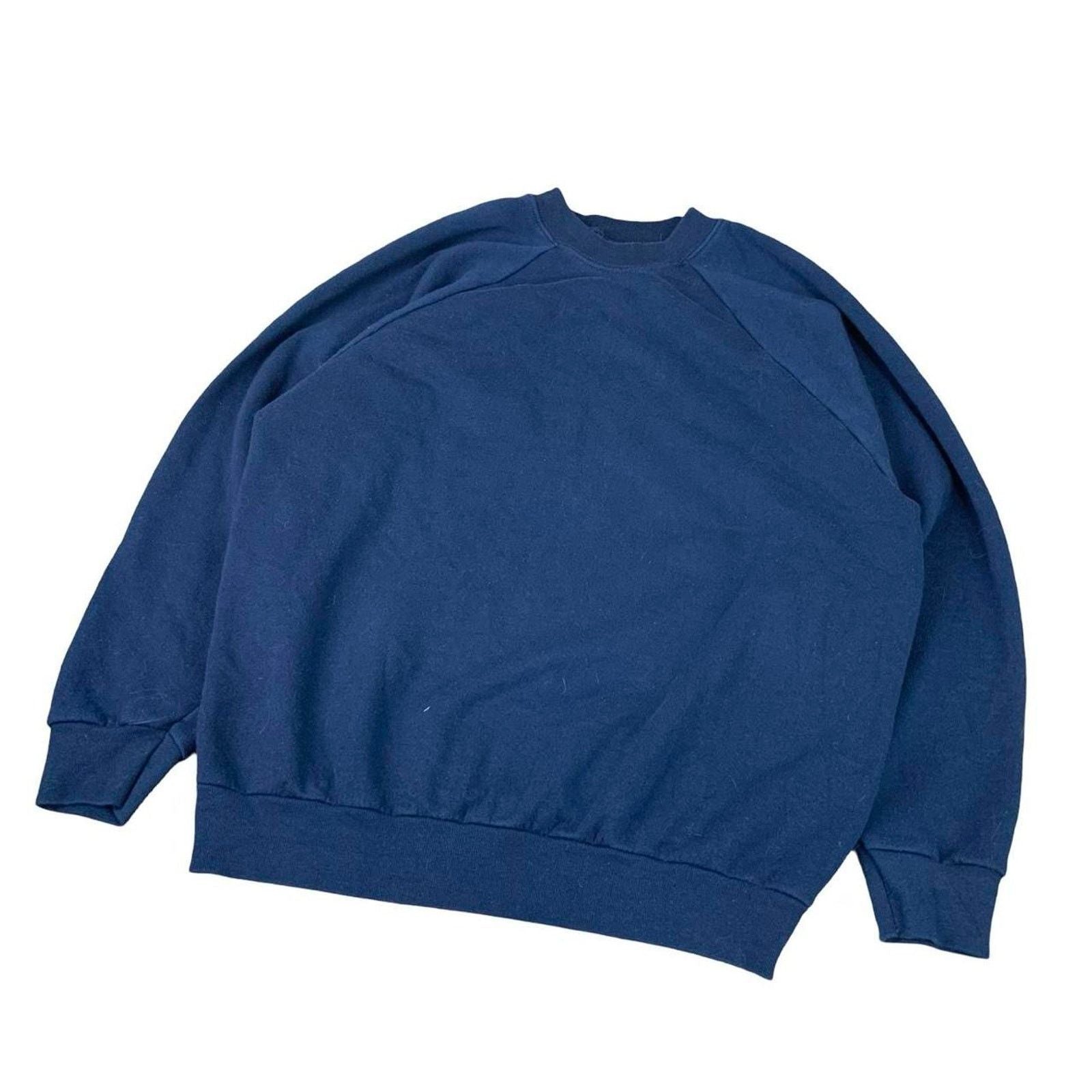 Vintage Fruit Of The Loom Blank Boxy 90s Crewneck