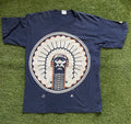 Starter Illinois Fighting Illini Mens T Shirt Sz L Navy