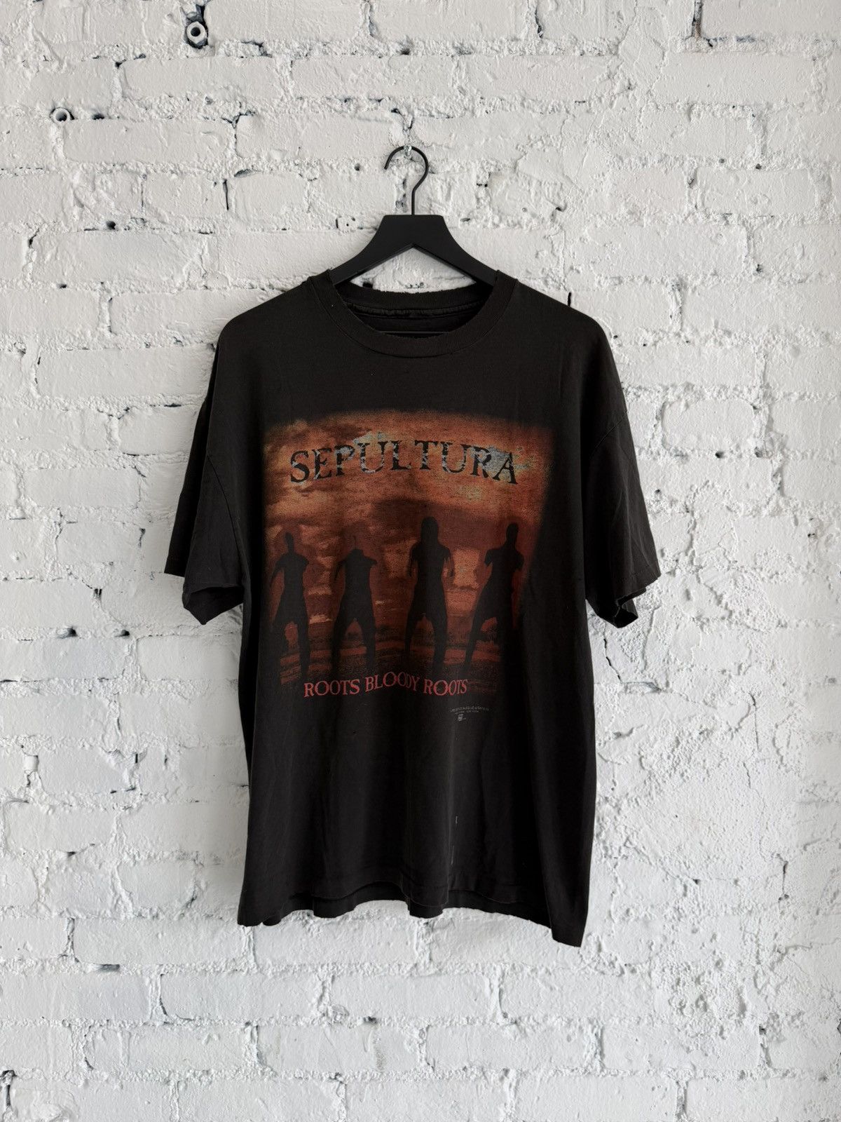 Vintage 1996 Sepultura Roots Bloody Roots Tee Hoodie, Sweatshirt | FlexRushtees.com