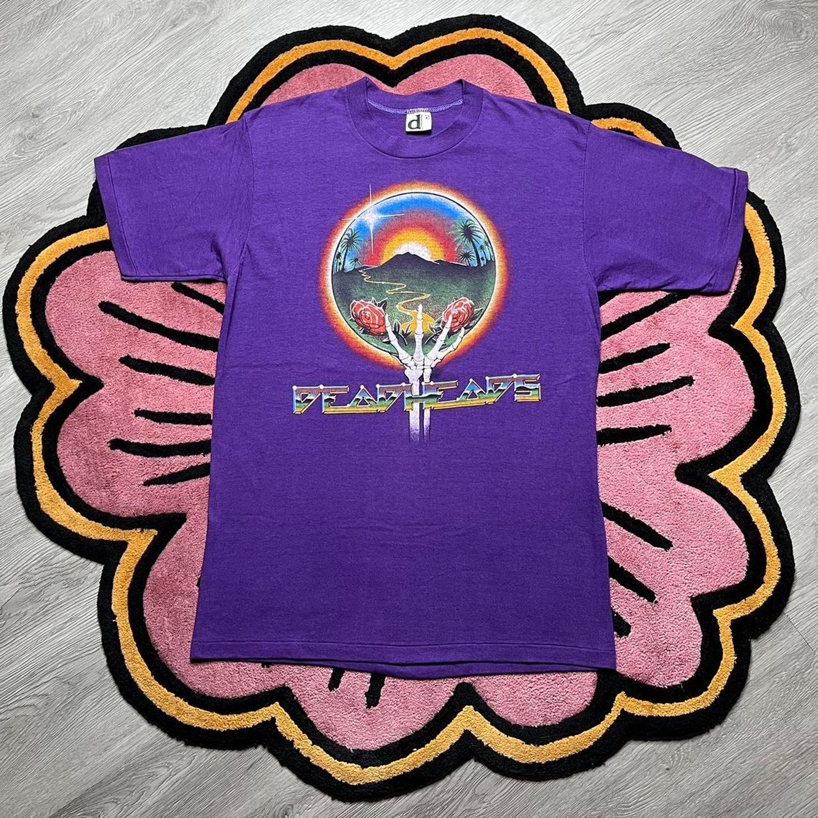 Grateful Dead X Vintage Vintage 80 S Deadheads Grateful Dead Summer Tour T Shirt Hoodie, Sweatshirt | FlexRushtees.com