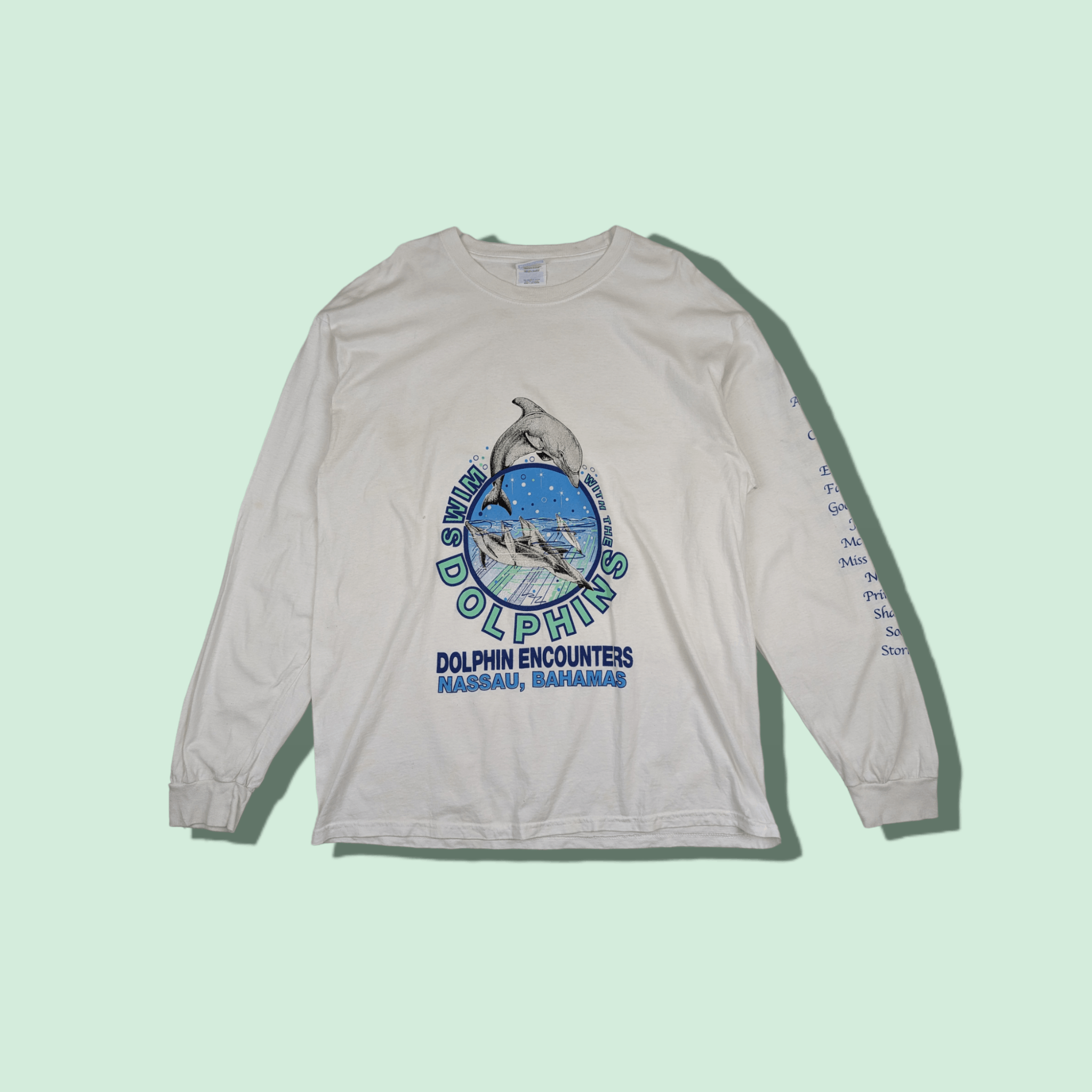 Other Vintage 2000 S Dolphin S Graphic Long Sleeve T Shirt