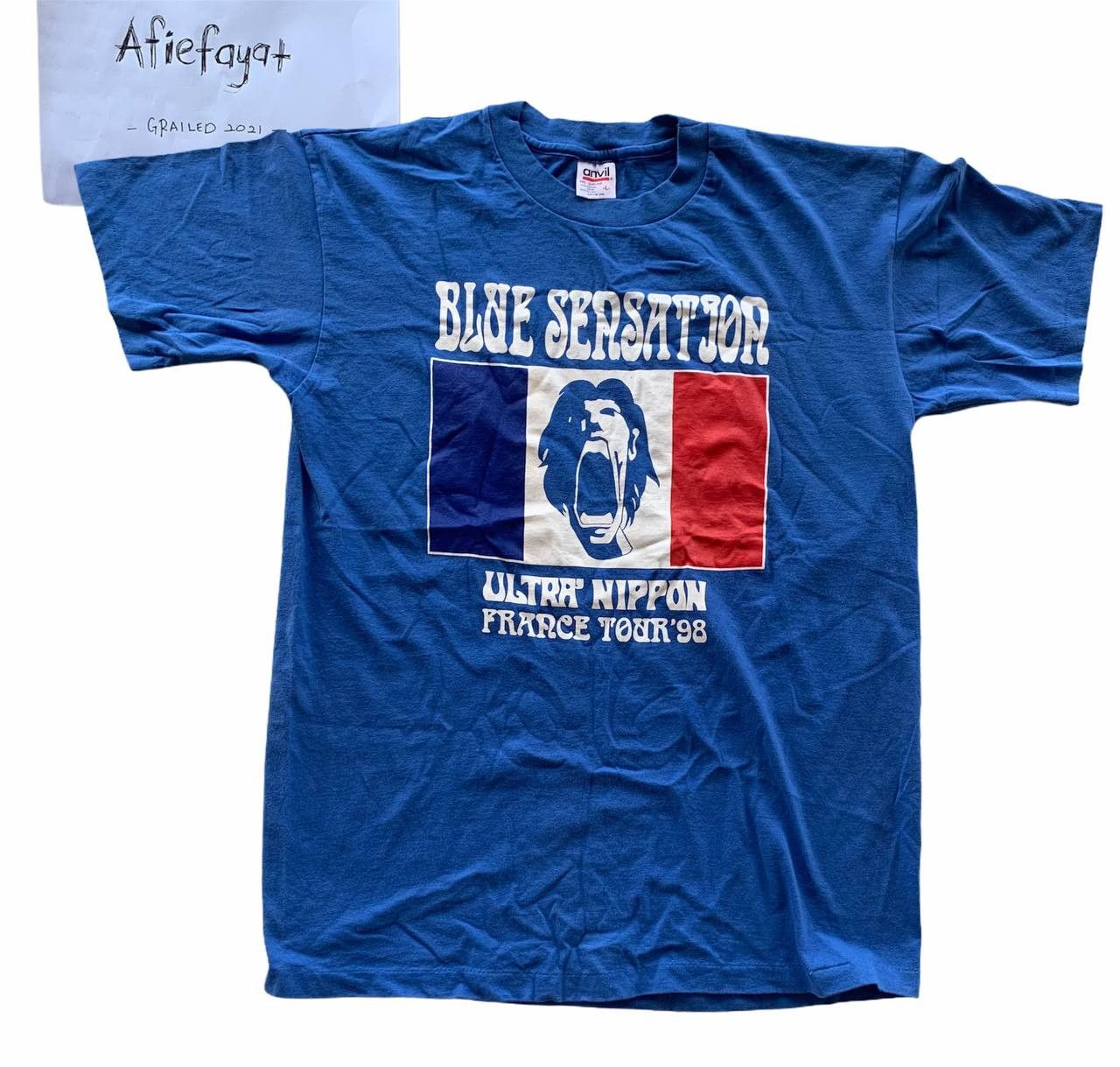 Vintage Anvil France Tour 98 Worldcup