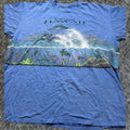 Vintage Vtg Kailua Kona Hawaii Single Stich Blue Dolphin Ocean T Shirt Sz L Shirt Men Blue 80s 90s M