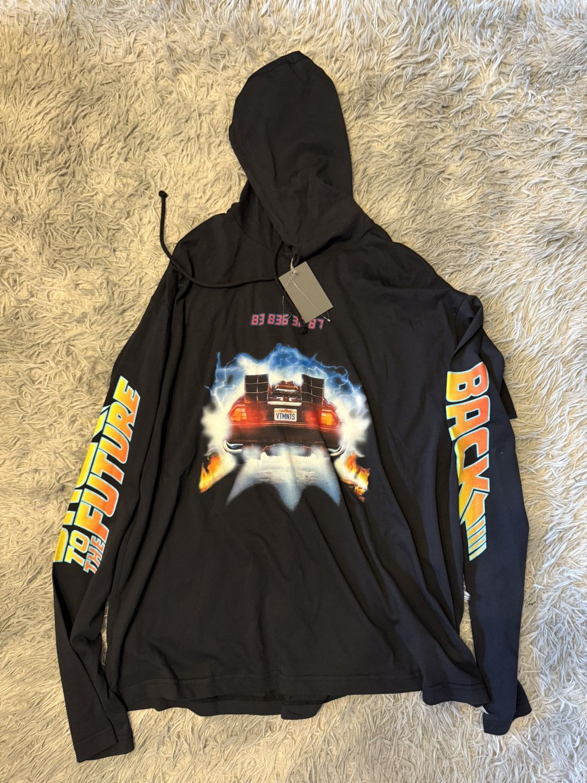 Vtmnts Back To The Future Lightweight Hoodie T-Shirts, Sweatshirt | FlexRushtees.com