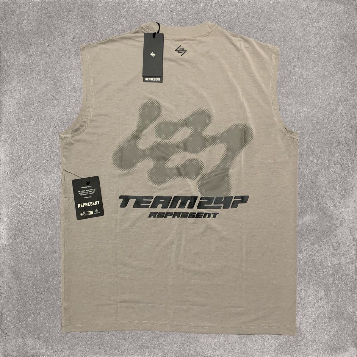 Clo Represent Xs 247 Future Terrains Oversized Tee Moonrock Hoodie, Sweatshirt | FlexRushtees.com