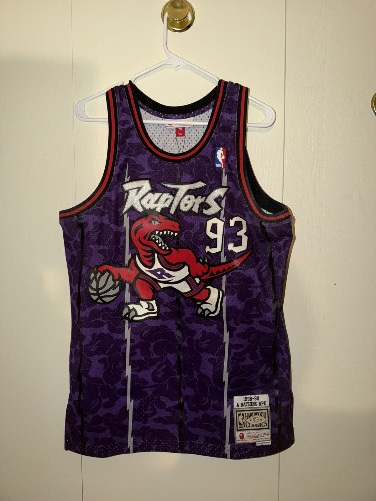Mitchell Ness Bape X Mitchell Ness Toronto Raptors Jersey