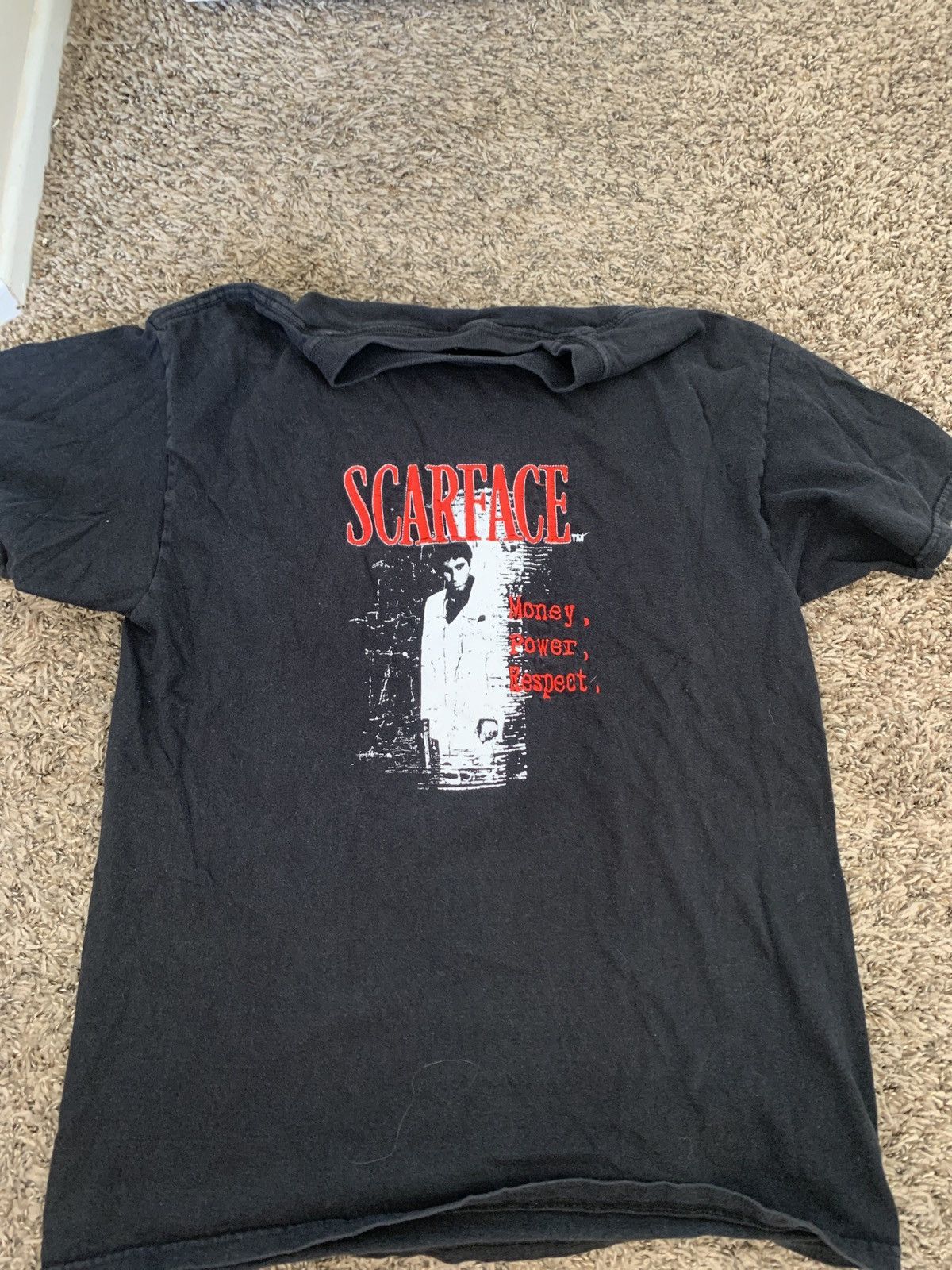 Vintage 90s Scarface Al Pacino Embroidered Tee