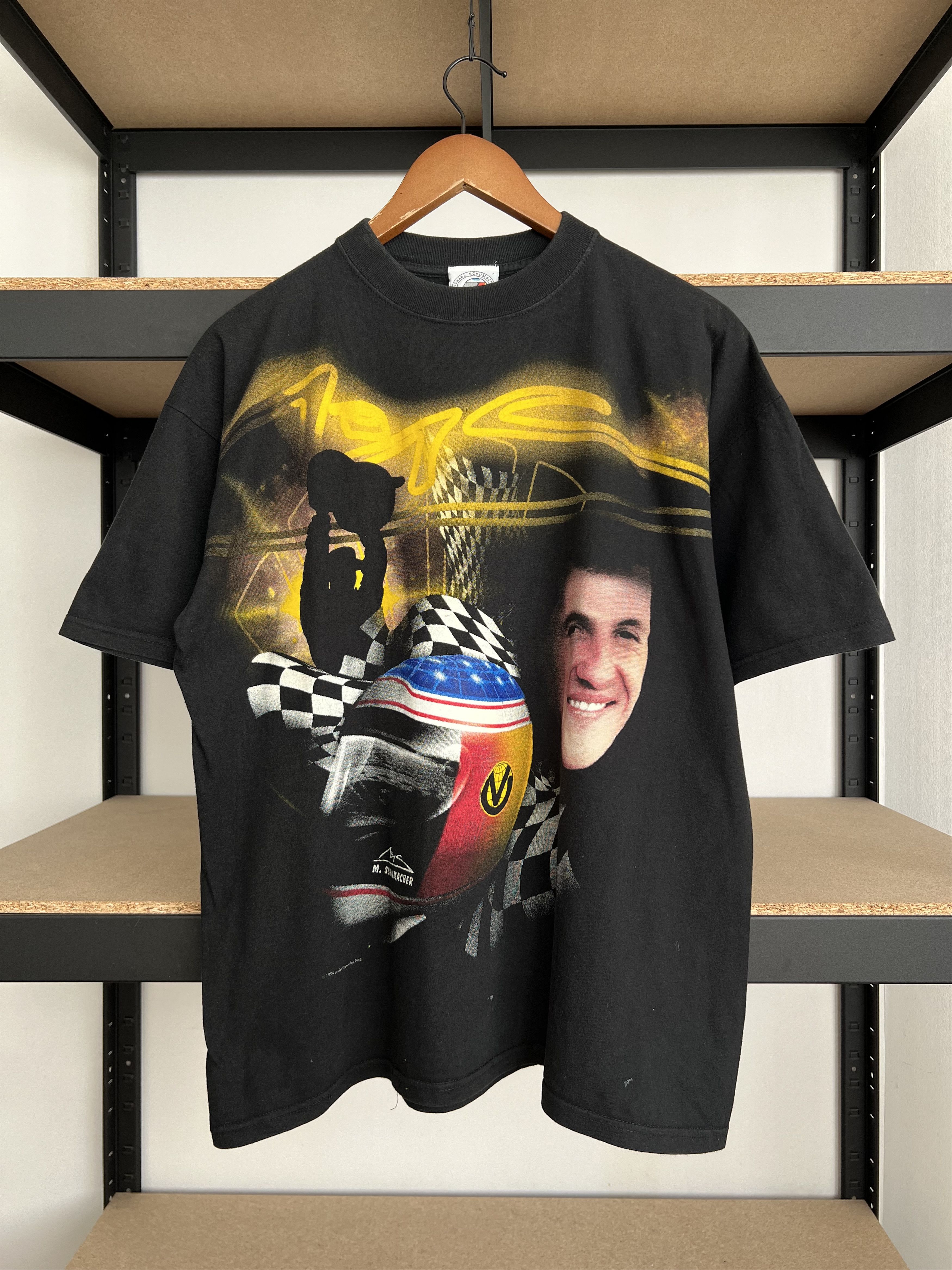 Formula 1 Vintage 1999 Michael Schumacher Ferrari Formula 1 F1 T Shirt Hoodie, Sweatshirt | FlexRushtees.com