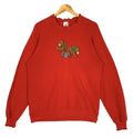 Vintage 90s Jerzees Usa Teddy Bear Sweatshirt