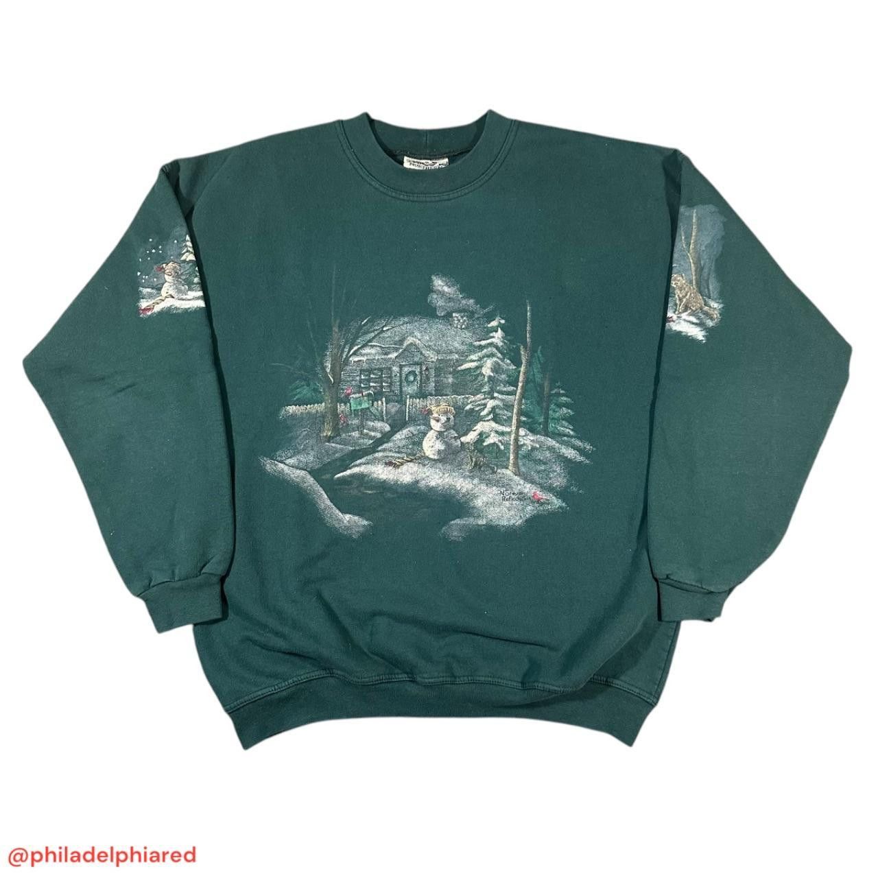 Northern Reflections Vintage 1990 Northern Reflections Winter Crewneck Sweatshirt T-Shirts, Hoodie | FlexRushtees.com