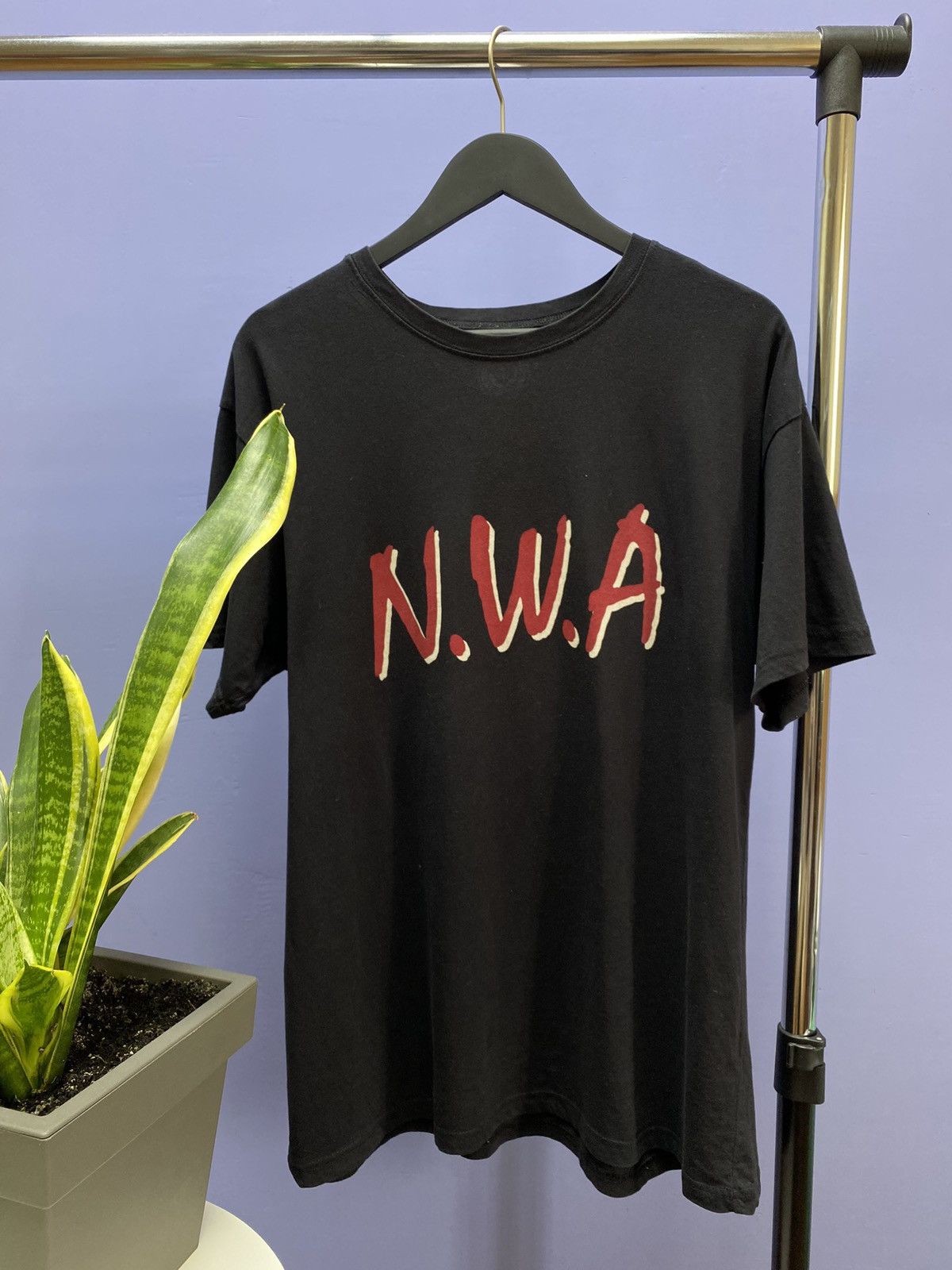 Rap Tees Nwa Big Logo T Shirt Hoodie, Sweatshirt | FlexRushtees.com