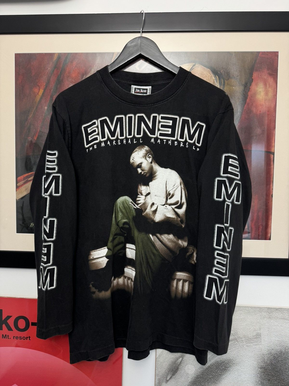Eminem The Marshall Mathers Lp Vintage Longsleeve Streetwear T-Shirts, Hoodie, Sweatshirt | FlexRushtees.com