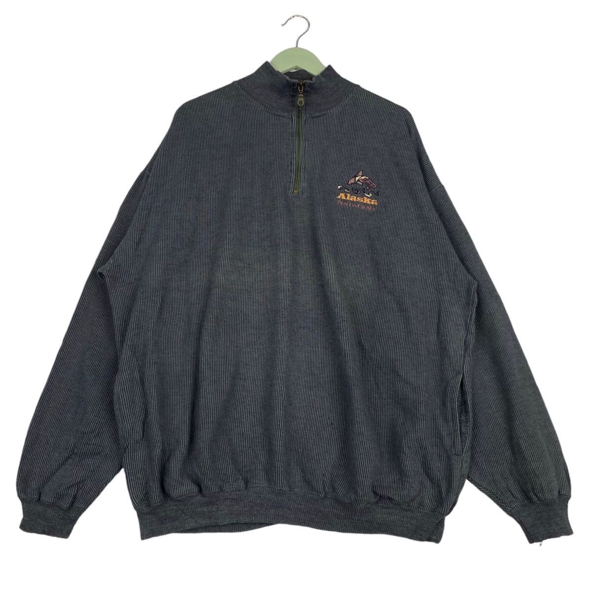 Vintage Princess Cruises Small Embroidered Logo Quater Zip