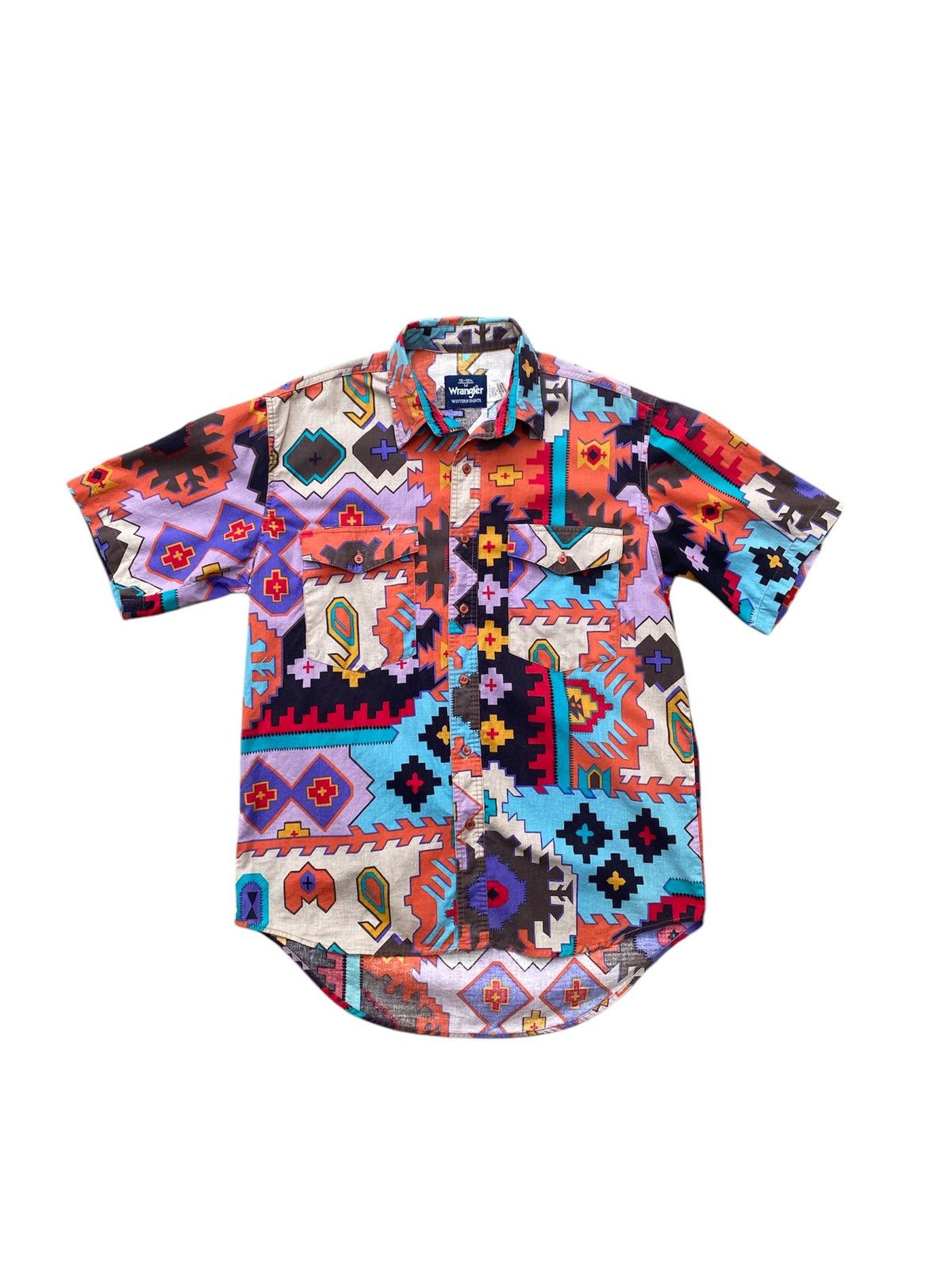 Vintage Wrangler Aztec Navajo Native Shirt