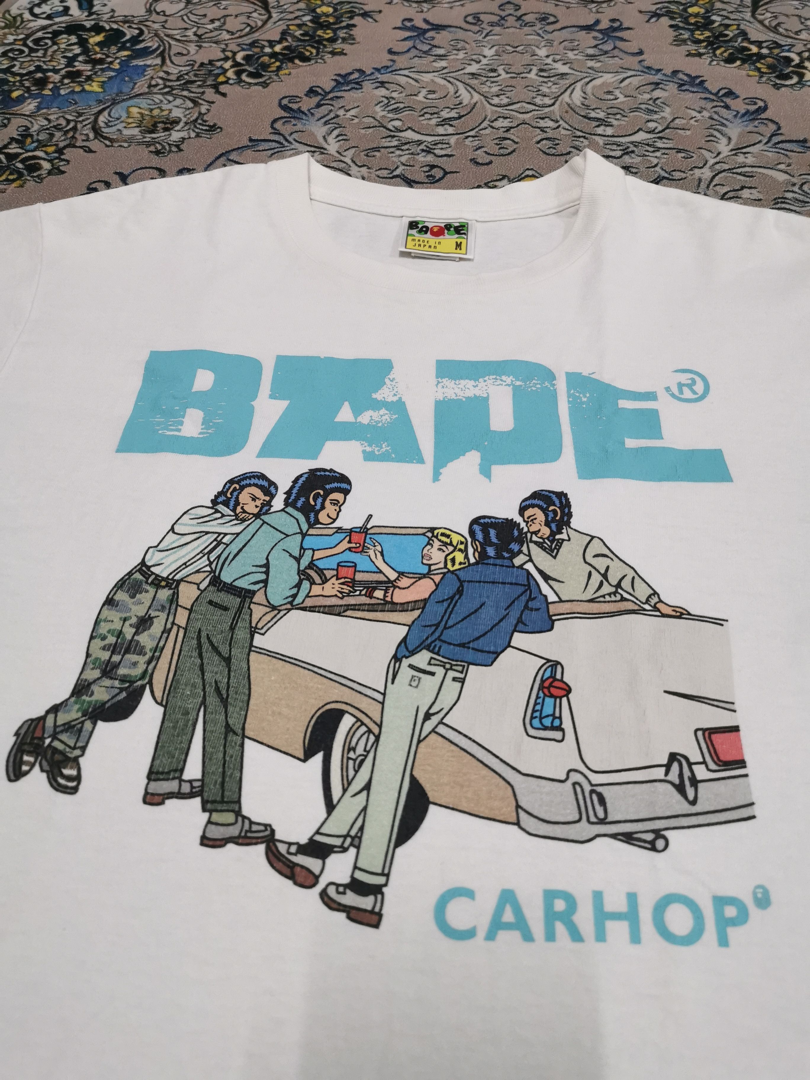 Japanese Brand X Vintage Bape Tee Hoodie, Sweatshirt | FlexRushtees.com