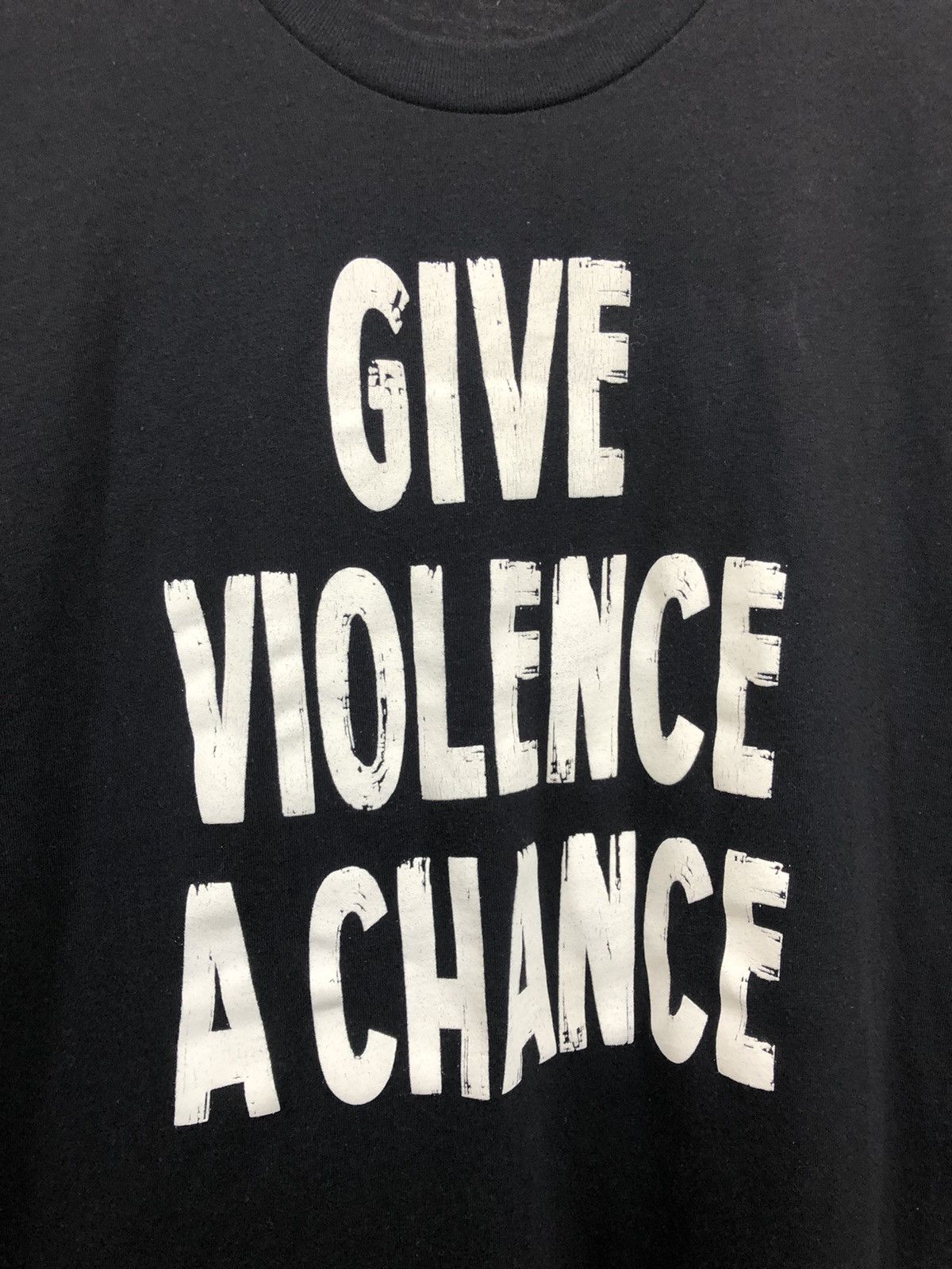 Vintage Violence Y2k Black Edgy 2000s Tee