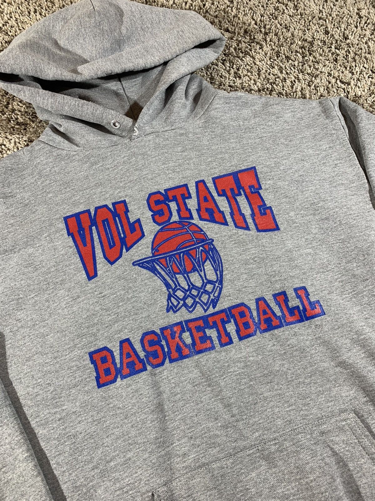 Vintage 90s Jerzees Vol State Basketball Varsity Hoodie