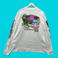 Ron Jon Surf Shop Ron Jon Surf Shop Cocoa Beach Shirt Mens L White Parrot Floral Bird Shirt Men L Wh
