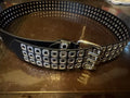 Japanese Brand Vintage Y2k Avant Garde Style Studded Metal Details Belt