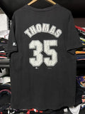 Starter X Vintage Vintage 90s Mlb Sox Starter Thomas 35 Faded Tee