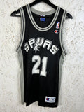 Vintage Champion Nba San Antonio Spurs 21 Tim Duncan 40