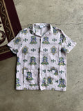 Vintage Y2k Aztec Collared Shirt