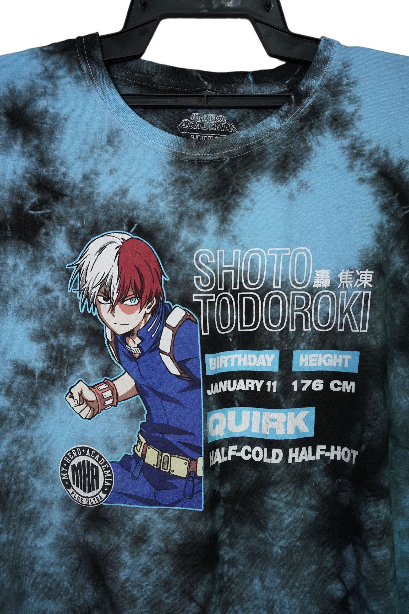 Japanese Brand Shoto Todoroki My Heroacademia Funimation Tshirt