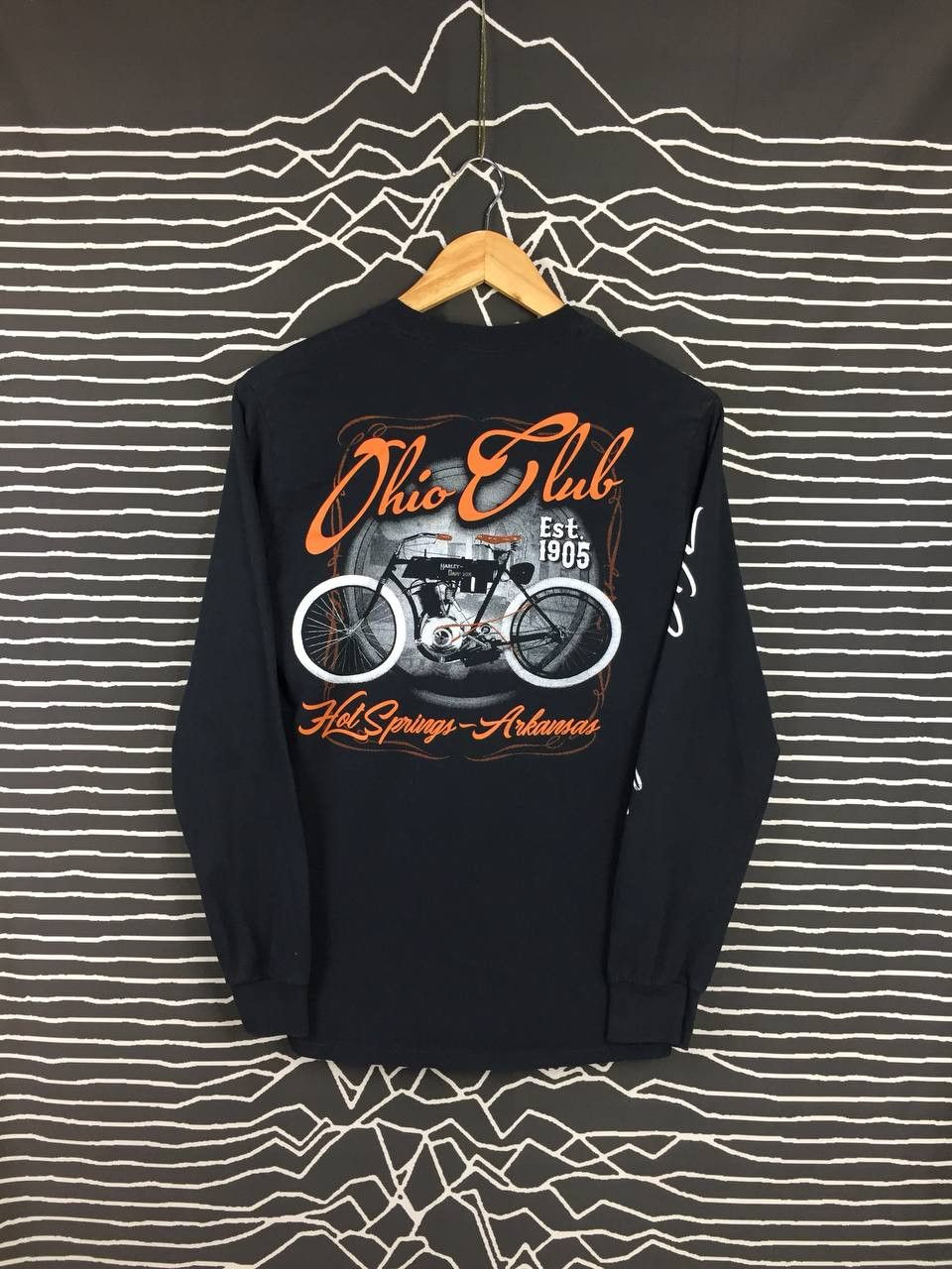 Vintage Ohio Club Hot Springs Arkansas Longsleeve Tee Hoodie, Sweatshirt | FlexRushtees.com