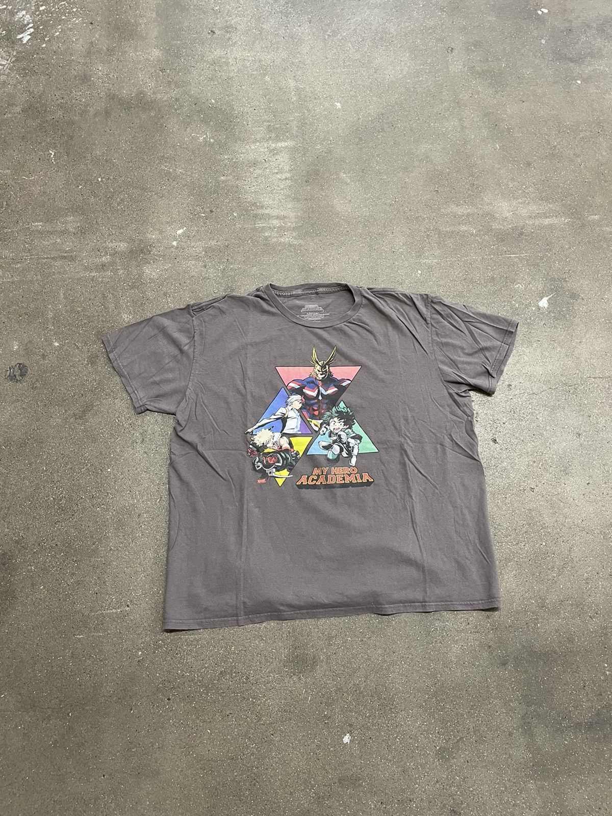Vintage My Hero Academia Triangle T Shirt