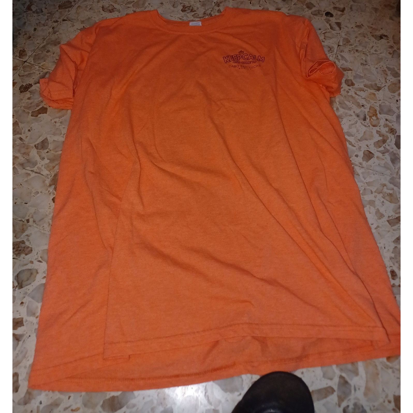 Gildan Tropical Graphic Tee Xl Short Sleeve Mango