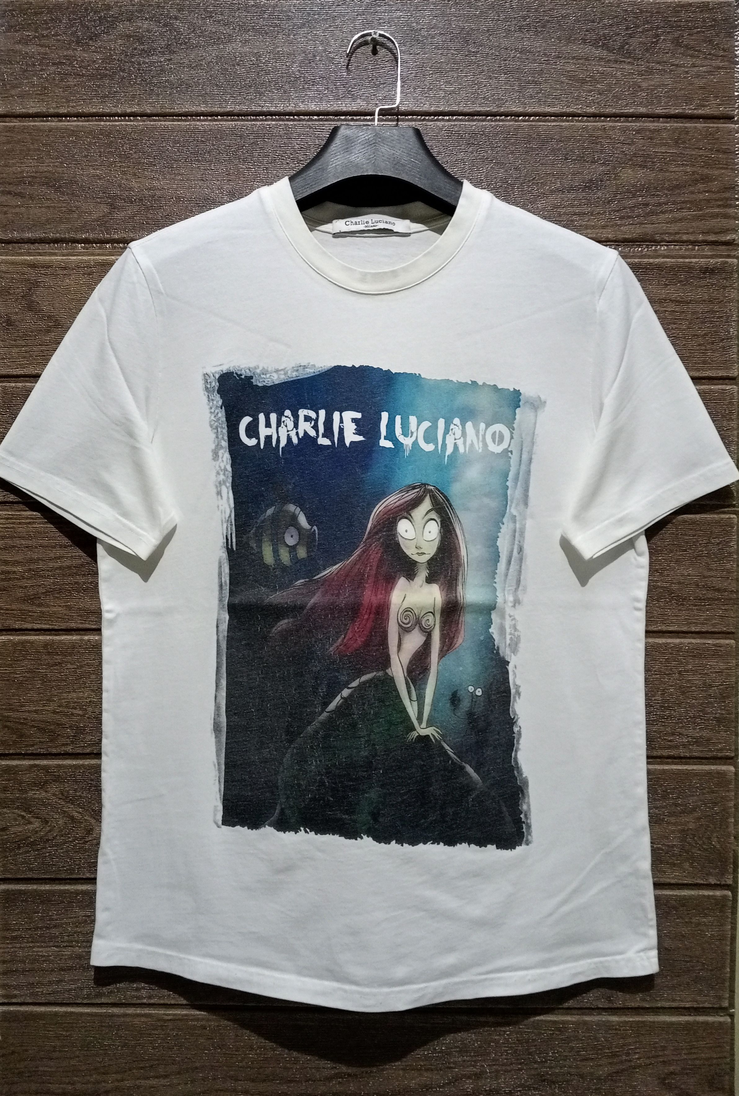 Designer Vintage Charlie Luciano Milano Tee Very Rare Hoodie, Sweatshirt | FlexRushtees.com